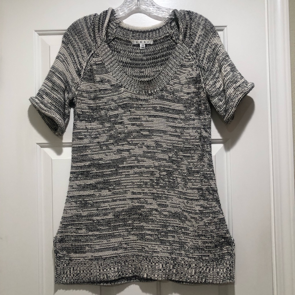 Cabi Short Sleeve Sweater